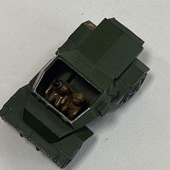 Vtg Dinky Toys Military Scout Car 673 Driver And Soldier Made in England Meccano - Picture 5 of 11
